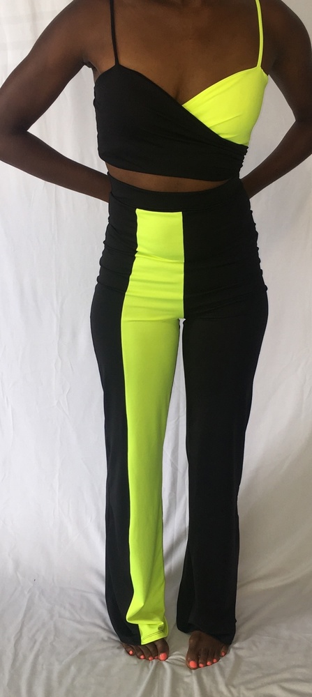 Black & Lime Two-piece Set Sizes: S,M,L *NWT